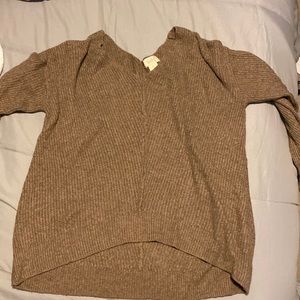 Brown sweater